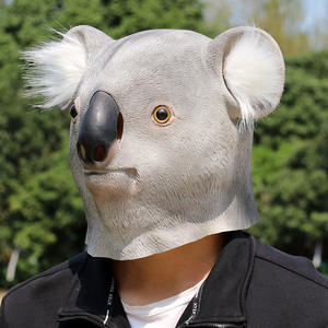 หน้ากากคอสเพลย์โคอาล่าสำหรับผู้ใหญ่ชุดสัตว์แบบใหม่หน้ากากยางแบบเต็มหัว - Product Image 4