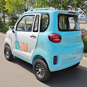 Nuevo Mini Auto Eléctrico de Cuatro Ruedas, 1000W, Totalmente Cerrado, con Volante Redondo, Tipo de Manillar, Autos Eléctricos Nuevos - Product Image 5