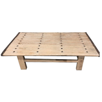 Table basse en bois massif recyclé antique chinois