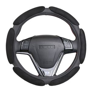 Funda de Volante de Fibra de Carbono y Gamuza de Alta Calidad con 4 Radios, Compatible con el 99% de los Autos, Agarre Mejorado, Resistente a Arañazos - Product Image 1