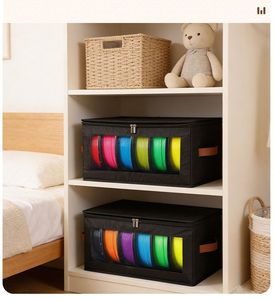 Boîte de rangement pour bobines de filament d'imprimante 3D, étanche, avec fermeture éclair, hermétique, pour organiser la maison et le studio - Product Image 6