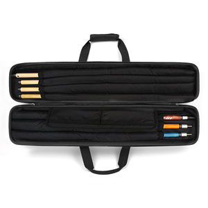Custom Soft Carrying Cue Bag Case for Snooker <b>Accessories</b>, 3x4 Billiard <b>Pool</b> Cue Case - Product Image 1
