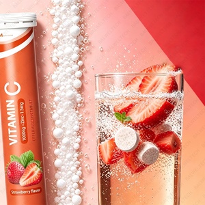 Suplementos OEM ODM Más Vendidos, Tabletas Efervescentes de Vitamina C 1000mg Sin Azúcar con Zinc - Product Image 6