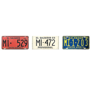 Placas de Matrícula de <span class=keywords><strong>El</strong></span> <span class=keywords><strong>Salvador</strong></span> Personalizadas en Relieve, Placas de Aluminio para Automóviles Sublimables en Blanco - Product Image 5
