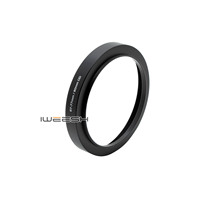 Adaptateur de filtre Matte Box en alliage d'aluminium noir, bague avant Step Up/Step Down 48/49/52/54/55/58/60/62/67/72/77/82-77mm (80mm D.E.)