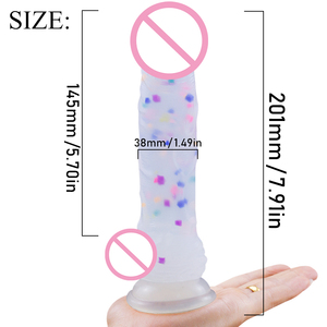 Juguetes Sexuales para Adultos de Alta Calidad, Coloridos y Suaves, Consoladores Artificiales Realistas, Dildos Enormes de Sex Shop - Product Image 2