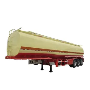 45000L 3axles 3 Compartments Liquid Fuel Petrol Oil Crude Diesel Gasoline Water Milk Transport Tank Tanker Semi Trailer for Sale
