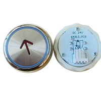 Bouton poussoir rond moderne pour ascenseur d'hôtel KA313 DC24V, bouton d'appel pour cabine et hall