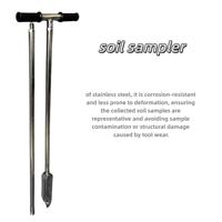 Muestreador de Suelo de Acero Inoxidable, Broca Tubular para Suelo, Equipo de Prueba de Suelo de Alta Calidad y Ultra Duradero