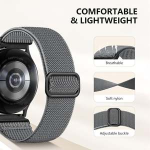 Correa de Reloj Elástica de Nailon Upro para Samsung Galaxy Watch, Correa Deportiva Transpirable y Ajustable para Reloj Inteligente de 18/20/22 mm - Product Image 3