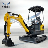 Mini Excavadora con Envío Gratuito, Disponible en Almacén, 2 y 3 Toneladas, Mini Excavadora con Motor Kubota, Excavadora de Cadenas para Proyectos Pequeños