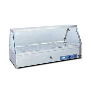 Table commerciale pour bain électrique <span class=keywords><strong>Marie</strong></span> comptoir chauffe-pâtisserie chauffe-aliments 4/5/6 casserole avec fenêtre en verre pour restaurant - Product Image 4