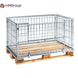 <span class=keywords><strong>Pallet</strong></span> in rete metallica pieghevole HM, durevole e impilabile, dimensioni conformi agli standard australiani - Product Image 1