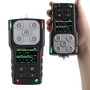 Diffusion 5-in-1 Gas Concentration Alarm CH4 VOC O2 <strong>H2S</strong> CO2 Flue Exhaust Pump Suction Portable Gas Analyzer NO NH3 HF O2 <strong>Sensor</strong> - Product Image 1