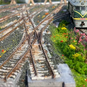 Base de ferrocarril para diorama de <span class=keywords><strong>tren</strong></span> de transporte de mercancías a <span class=keywords><strong>escala</strong></span> <span class=keywords><strong>N</strong></span> 1:160, vía recta, 100x40cm - Product Image 1