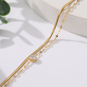 เครื่องประดับคุณภาพสูง สแตนเลสชุบทอง 18K ขายส่งยอดนิยม หรูหรา สไตล์อินเดีย ชุบทองสำหรับงานแต่งงาน - Product Image 4