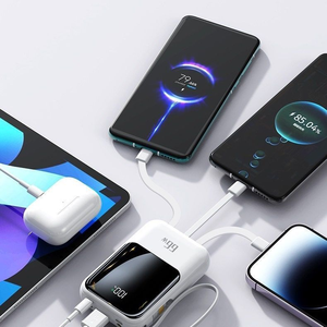 Station d'alimentation portable M99 65W avec batterie Li-Polymère, écran LED et prise en charge de la charge rapide, 3 sorties Type-C - Product Image 3