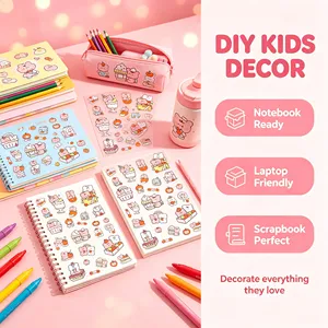 Pegatinas de Dibujos Animados, Forma Irregular, Papel Adhesivo, Impresión Digital, Ecológicas, para Regalos, Manualidades, Sellado, Etiquetas Decorativas - Product Image 5