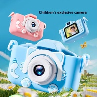 Cámara Digital Mini SLR HD a Prueba de Agua para Niños Cross Border X2, Estilo Adorable para Fotografiar Dibujos Animados, 1080p CMOS, Regalo de Cumpleaños Perfecto
