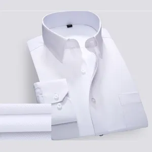 Modieuze Lange Mouwen Revers Formele Dress Shirt Kleding Voor Mannen