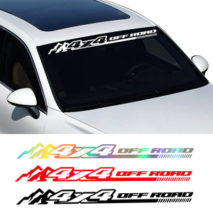 <span class=keywords><strong>Autocollant</strong></span> universel pour pare-brise de <span class=keywords><strong>voiture</strong></span> tout-terrain 4x4, impression personnalisée, imperméable, style sport, amovible sans résidus - Product Image 4