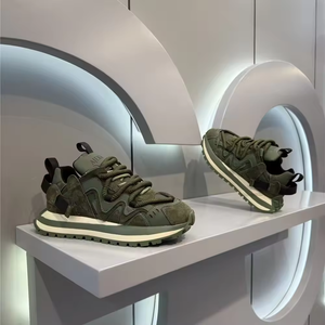 Chaussures décontractées imperméables et respirantes à lacets en toile avec semelle en caoutchouc pour hommes – Nouvelle collection Printemps-Automne 2026 – Chaussures en toile tendance en gros - Product Image 2