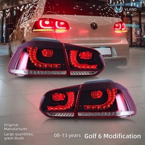 Ensemble de feux arrière <span class=keywords><strong>LED</strong></span> modifiés avec feux de freinage pour Volkswagen <span class=keywords><strong>Golf</strong></span> 6 2008-2013 - Product Image 1