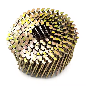 HOT <span class=keywords><strong>Coil</strong></span> Wire Nails Paletten schraube Shank <span class=keywords><strong>Coil</strong></span> Nails Market Gelb Zink Weiß Paletten <span class=keywords><strong>Coil</strong></span> Patter Nails - Product Image 3