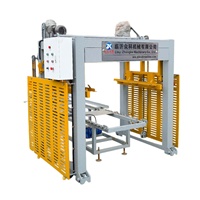Ligne de production de briques avec empileur de palettes automatique