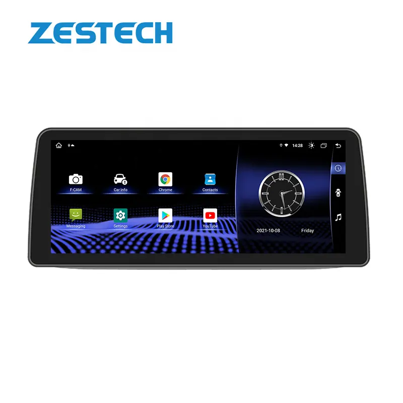 Автомобильный мультимедийный плеер ZESTECH 12,3 дюймов QLED для Toyota Sienna 2018 2019 2020 2021 2022 Android 11 8 + 128 Гб Octa/8 Core 7862 CPU