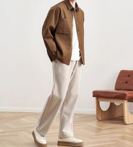 Haut de printemps et d'automne monocouche pour hommes nouvelle tendance ample vêtements d'automne taille XL <span class=keywords><strong>veste</strong></span> fine à texture de <span class=keywords><strong>bosse</strong></span> pour l'hiver - Product Image 6