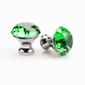 Modern Small Crystal Handle Cabinet Handcrafted Zinc Alloy <b>Drawer</b> Handle for Dresser Bathroom Kitchen Bedroom Furniture - Product Image 4