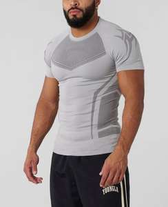 T-shirt pour <span class=keywords><strong>homme</strong></span>, coupe ajustée, idéal pour le jogging, la remise en forme, la course à pied et l'entraînement, vente en gros, fitness, séchage rapide, compression - Product Image 5