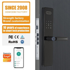 Ev anti-hırsızlık kapı kilidi dahili ekran uzaktan kamera ile Tuya Wifi dijital elektronik akıllı kapı kilidi kilidini - Product Image 4