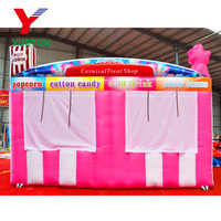 Stand de fête gonflable personnalisé pour bonbons, bar à barbe à papa, pop-corn, crème glacée et boissons fraîches