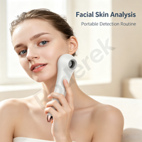 Analyseur de peau filaire J1, appareil portable de détection de la peau du visage, compatible avec IOS, Android, Harmony OS, pour salon de beauté et usage domestique