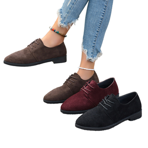 Women's <b>Flat</b> Casual Shoes Suede Light Weight Solid Color 3 Colors Sneaker Big Size 35-43 Wholesale Price Factory Direct - Product Image 1
