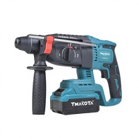Marteau perforateur sans balais TMAKOTA 20V 1000W, capacité de perçage 26 mm, 900 tr/min, énergie d'impact 2,9 J, accessoires complets