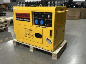 เครื่องกำเนิดไฟฟ้าดีเซลแบบเงียบพิเศษ 5kW 5kVA ระบบ ATS สตาร์ทอัตโนมัติ โครงเปิด 1500 รอบต่อนาที 50/60Hz แรงดันไฟฟ้าขาออก 110V-240V - Product Image 3