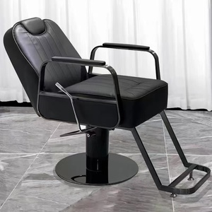 Nouveau design 2026 – Fauteuil de coiffure hydraulique inclinable vintage pour salon de beauté et barbier - Product Image 4
