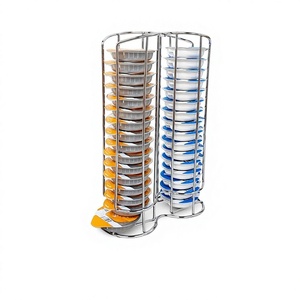 Étagère de rangement moderne minimaliste en fil de fer en forme de pilier, non pliable, pour capsules de <span class=keywords><strong>cocktail</strong></span> Tassimo <span class=keywords><strong>Bartesian</strong></span> - Product Image 1