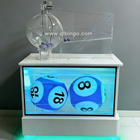 Machine de loterie Bingo à soufflerie d'air personnalisée en usine avec lumières LED pour centres de jeux événementiels, Keno et tirages de loterie Bingo
