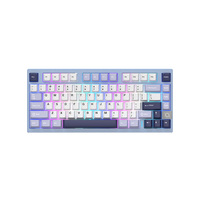 COX New Mechanical Cherry USB 2.0 Aluminum Full Size 80-Key Wireless 2.4Ghz RGB Gaming Keyboard Double Shot PBT Switch Caramel