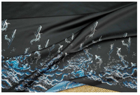 Tissu Jacquard Song Brocart à Motifs de Poissons du Nord pour Hanfu Mamianqun