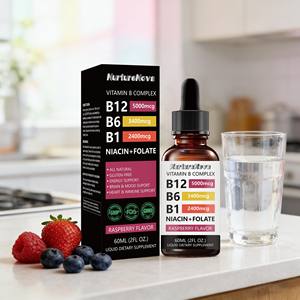 Ekspor Lintas Batas <span class=keywords><strong>VITAMIN</strong></span> <span class=keywords><strong>B12</strong></span> DROPS Suplemen Diet 60ml Penjualan Langsung Pabrik Sumber Dukungan O EM - Product Image 3