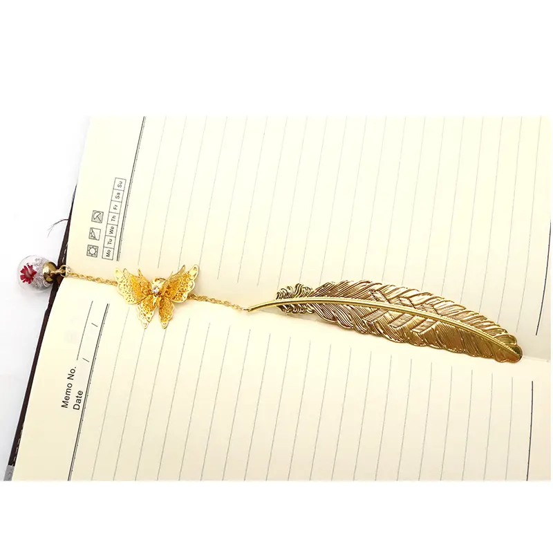 China Factory Cheap Price mini metal brass bookmark