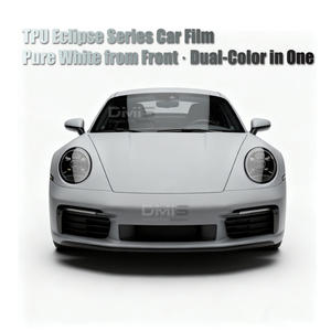 Película Protectora de TPU PPF para Automóviles, Color Blanco que se Convierte en Negro, Calidad Estadounidense, Precio Más Bajo del Mundo, Protección Solar, Negro <span class=keywords><strong>Eclipse</strong></span> - Product Image 2