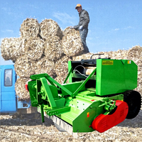 Machine à emballer automatique pour la paille avec film plastique, machine d'emballage pour la paille de blé, presse à balles et enrouleur de foin au Pakistan