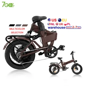 Wholesale dual battery 35ah folding electric mountain hybrid fat tire bike 750w 1000w motor foldable ebike bicycle