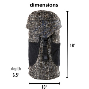 2024 mới tùy chỉnh mùi bằng chứng kín đáo Kiểu dáng đẹp bảo vệ độn gai chuyển đổi ống trường hợp ba lô cho ống kính bảo vệ - Product Image 6